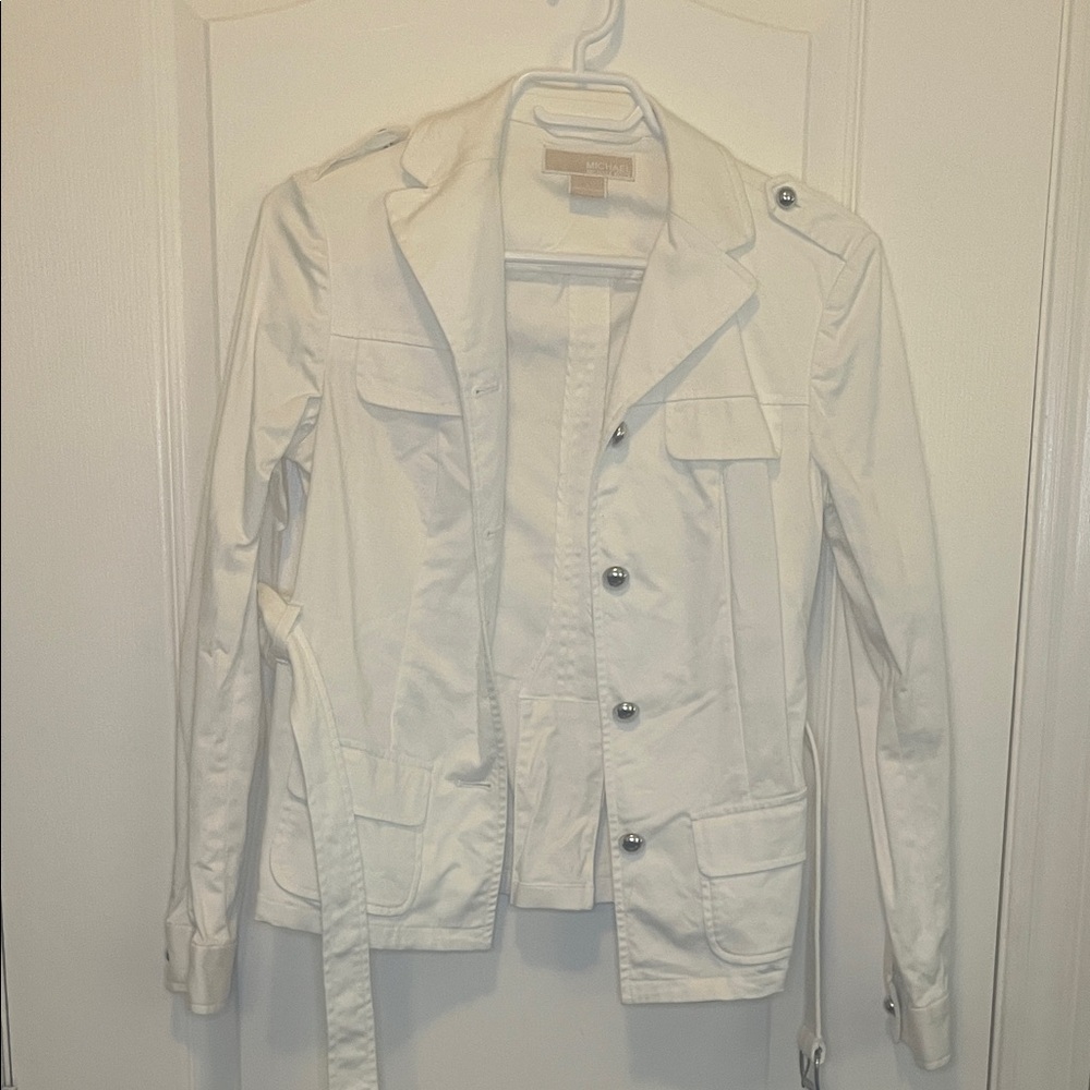 Micheal Kors Women's White Jacket